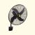 Super Asia Bracket Fan 24 Mega Long Lasting Motor Energy Efficient 3 Speed Button Operation Brand Warranty